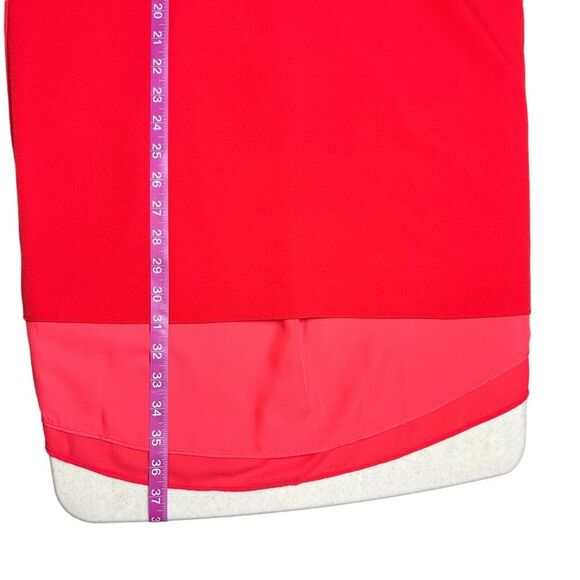Umgee Red High Low Chiffon Back Dress Size Small NWT - Picture 5 of 6